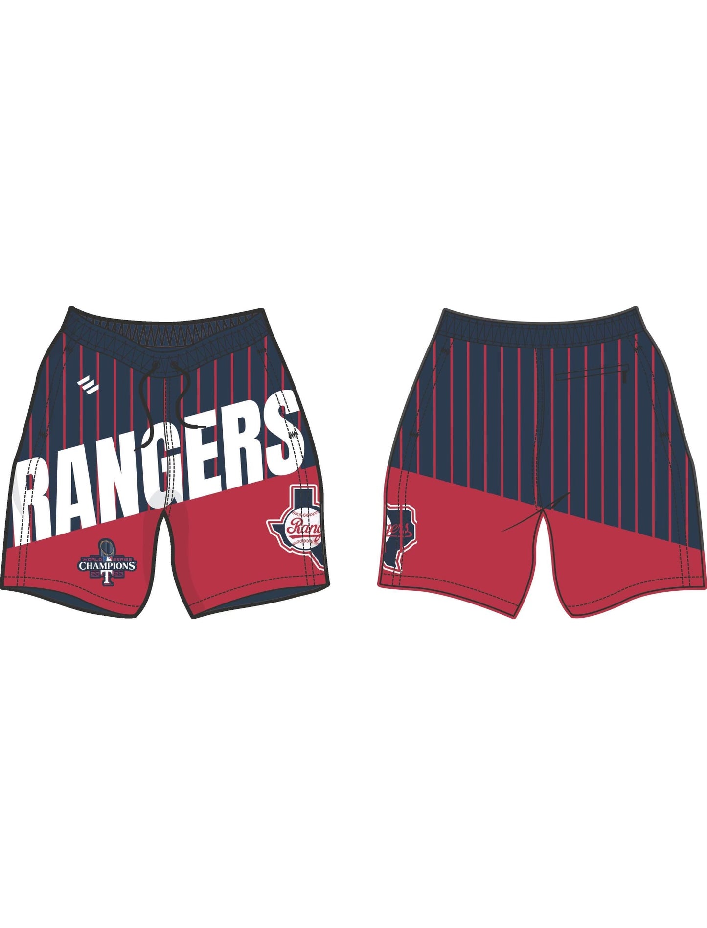 Texas Rangers 2024 Series Champions Shorts